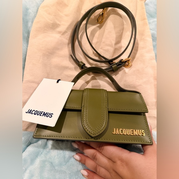 Jacquemus Olive Mini Bag with Gold Accents - Picture 7 of 7